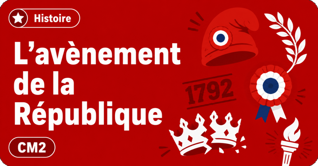 L&rsquo;avènement de la République – CM2